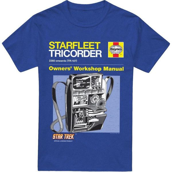 Star Trek - Maglietta "Tricorder"" Per Uomini/Donne Unisex TV17637 (3XL) (Blu Reale)"-image