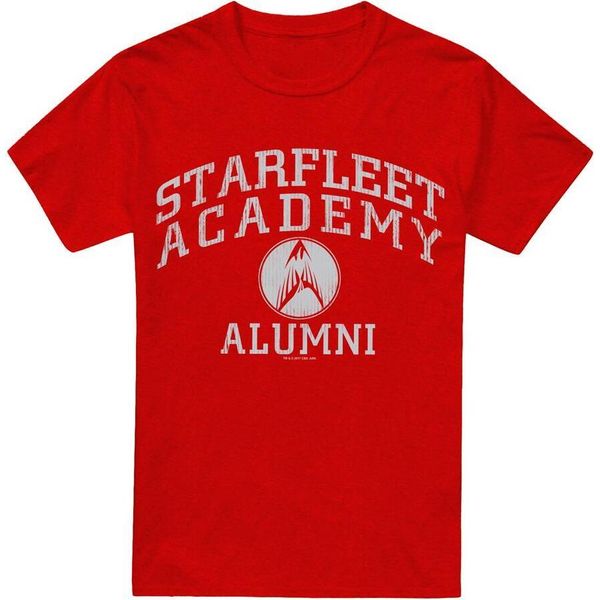 Star Trek - Maglietta "Alumni"" Per Uomo/Donna Unisex TV18201 (S) (Rosso)"-image