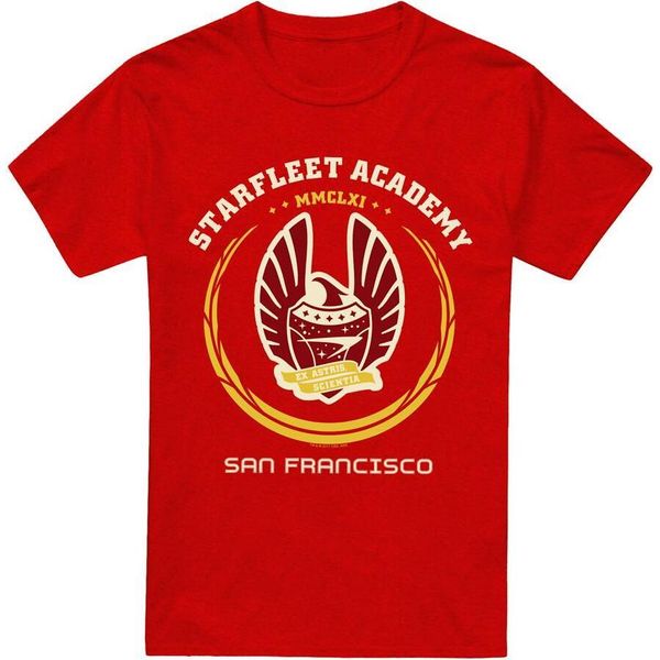 Star Trek - Maglietta "Accademia Araldica"" Per Uomo/Donna Unisex TV18195 (Xl) (Rosso)"-image