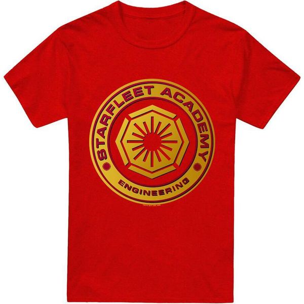 Star Trek - Maglietta "Engineering"" Per Uomo/Donna Unisex TV18192 (M) (Rosso)"-image