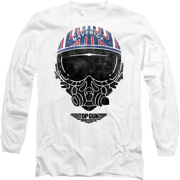 Top Gun - Maglietta "Maverick"" Per Uomo/Donna Unisex TV10841 (L) (Bianco)"-image