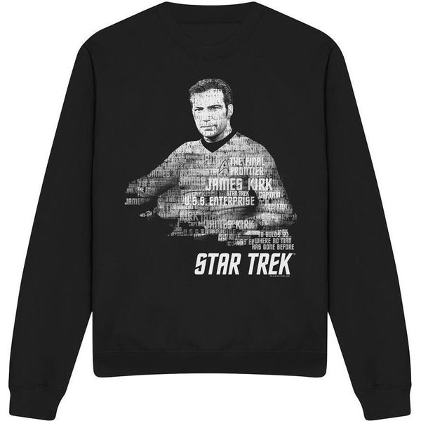 Star Trek - Felpa "Words"" Per Uomo/Donna Unisex TV11274 (Xxl) (Nero)"-image