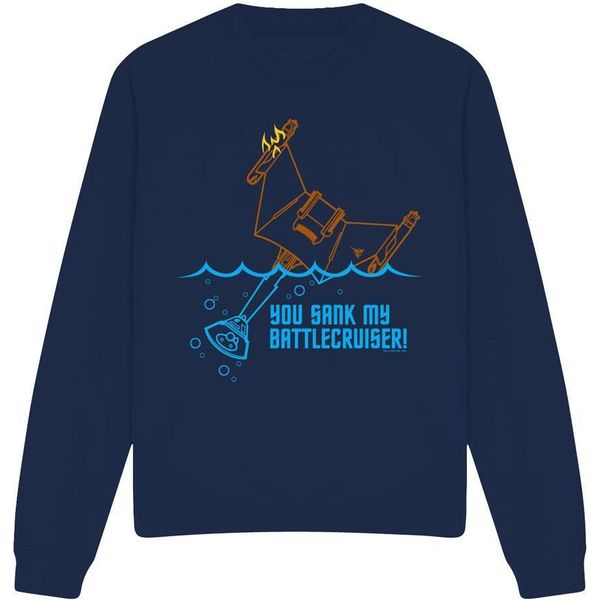 Star Trek - Felpa "Battlecruiser"" Per Bambini/Ragazzi Unisex TV11316 (Xxl) (Marineblau)"-image