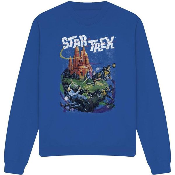 Star Trek - Felpa "Battle"" Per Uomo/Donna Unisex TV11349 (L) (Blu Reale)"-image