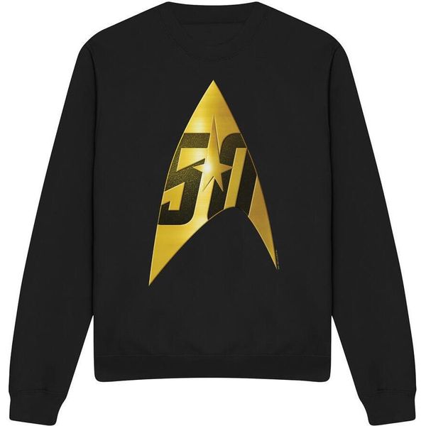 Star Trek - Felpa "50Th Anniversary Delta"" Per Uomini/Donne Unisex TV11452 (S) (Nero)"-image