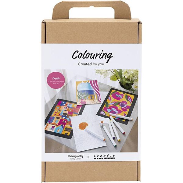 Creativ Company Set Hobby Pittura Con Pennarelli Ad Alcool Divertimento Per Adulti Pittura-image