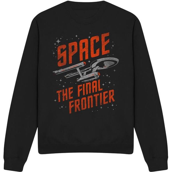 Star Trek - Felpa "Viaggio Nello Spazio"" Per Uomo/Donna Unisex TV11387 (L) (Nero)"-image