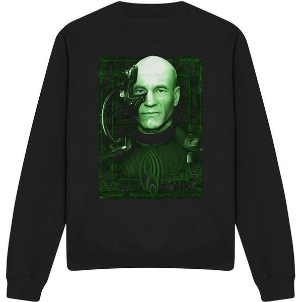 Star Trek - Felpa "Locutus Of Borg"" FüR Herren/Damen Unisex TV11493 (M) (Schwarz)"-image