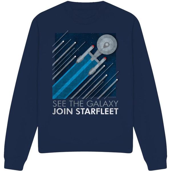 Star Trek - Felpa "Reclutamento Della Flotta Stellare"" Per Bambini/Ragazzi Unisex TV11498 (Xl) (Marineblau)"-image