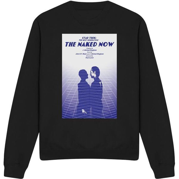 Star Trek - "The Next Generation Stagione 1 Episodio 3"" Felpa FüR Herren/Damen Unisex TV11672 (M) (Schwarz)"-image