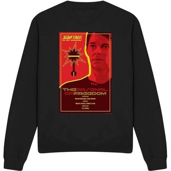 Star Trek - "The Next Generation Stagione 1 Episodio 21"" Felpa Per Bambini/Ragazzi Unisex TV11708 (Xxl) (Schwarz)"-image