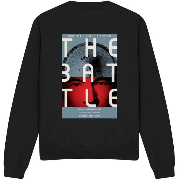 Star Trek - "The Next Generation Stagione 1 Episodio 9"" Felpa Per Bambini/Ragazzi Unisex TV11684 (Xl) (Schwarz)"-image
