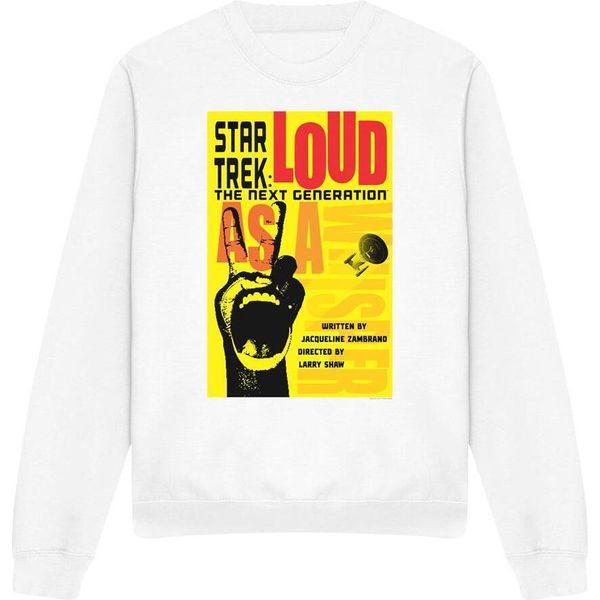 Star Trek - "The Next Generation Stagione 2 Episodio 5"" Felpa Per Bambini/Donne Unisex TV11727 (Xl) (Bianco)"-image