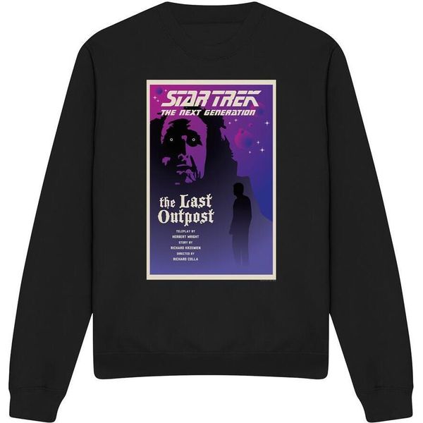 Star Trek - "The Next Generation Stagione 1 Episodio 5"" Felpa FüR Herren/Damen Unisex TV11676 (M) (Schwarz)"-image