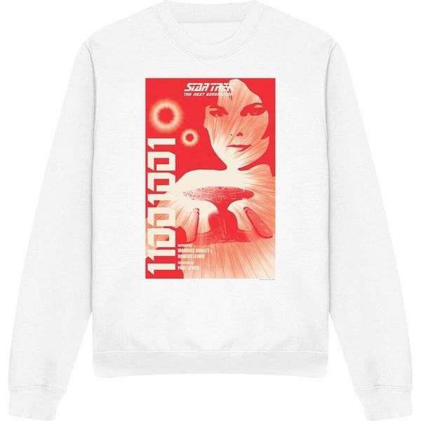 Star Trek - "The Next Generation Stagione 1 Episodio 15"" Felpa Per Bambini/Ragazzi Unisex TV11695 (Xl) (Weiß)"-image