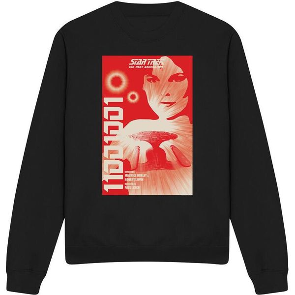 Star Trek - "The Next Generation Stagione 1 Episodio 15"" Felpa FüR Herren/Damen Unisex TV11696 (L) (Schwarz)"-image