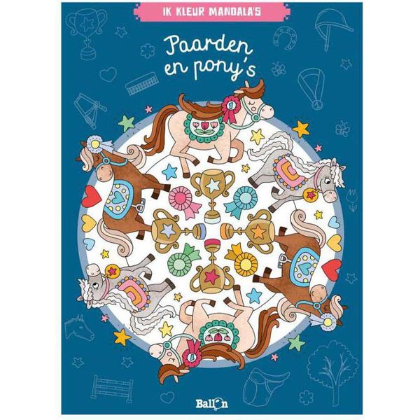I Mandala A Colori Cavalli E Pony - Libro Da Colorare-image
