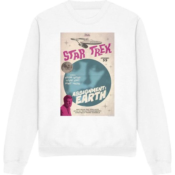 Star Trek - "The Original Series Episode 55"" Felpa Per Bambini/Ragazzi Unisex TV11617 (Xxl) (Weiß)"-image