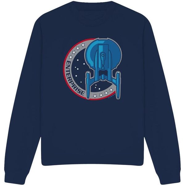 Star Trek - Felpa "Enterprise"" Per Uomo/Donna Unisex TV11490 (Xxl) (Blu Navy)"-image