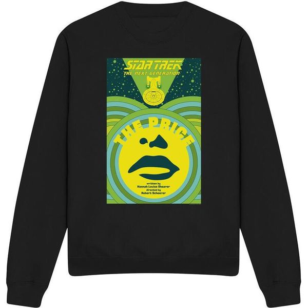 Star Trek - "The Next Generation Stagione 3 Episodio 8"" Felpa Per Bambini/Ragazzi Unisex TV11778 (Xl) (Schwarz)"-image