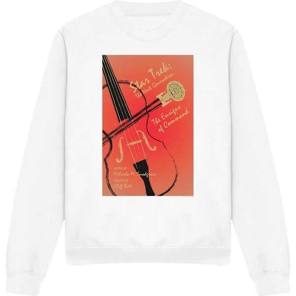 Star Trek - "The Next Generation Stagione 3 Episodio 2"" Felpa Da Uomo/Donna Unisex TV11765 (Xl) (Bianco)"-image