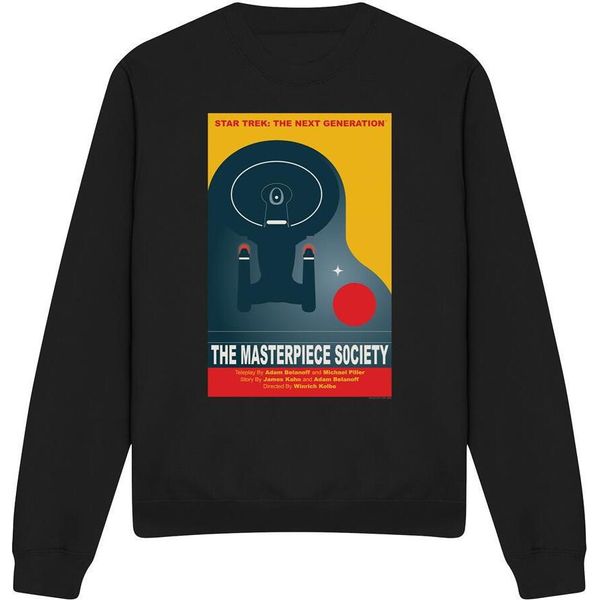 Star Trek - "The Next Generation Stagione 5 Episodio 13"" Felpa FüR Herren/Damen Unisex TV11896 (M) (Schwarz)"-image