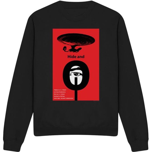 Star Trek - "The Next Generation Stagione 1 Episodio 10"" Felpa FüR Herren/Damen Unisex TV11686 (S) (Schwarz)"-image