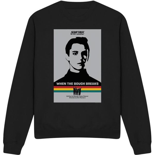 Star Trek - "The Next Generation Season 1 Episode 17"" Felpa FüR Herren/Damen Unisex TV11700 (M) (Schwarz)"-image