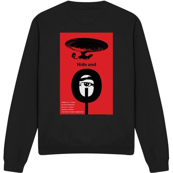 Star Trek - "The Next Generation Stagione 1 Episodio 10"" Felpa FüR Herren/Damen Unisex TV11686 (L) (Schwarz)"-image