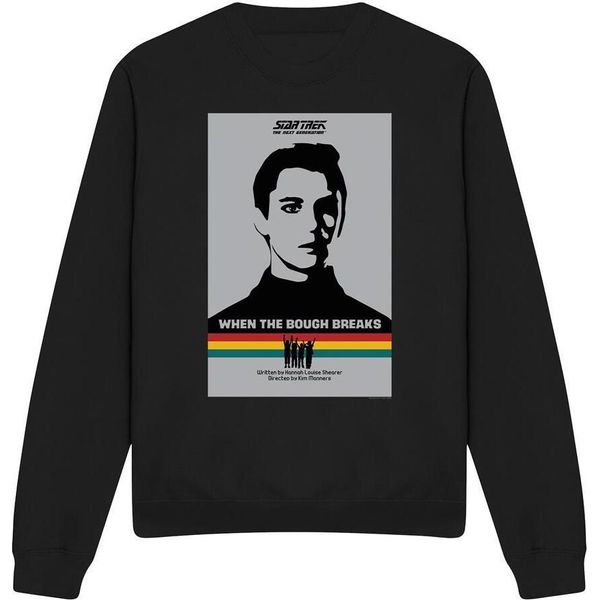 Star Trek - "The Next Generation Stagione 1 Episodio 17"" Felpa Per Bambini/Ragazzi Unisex TV11700 (Xl) (Schwarz)"-image