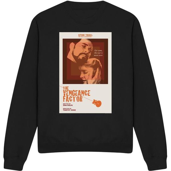Star Trek - "The Next Generation Stagione 3 Episodio 9"" Felpa Per Bambini/Ragazzi Unisex TV11780 (Xl) (Schwarz)"-image