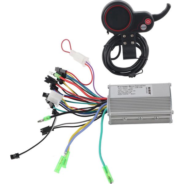 Controller Display Lcd -Pannello Di Controllo Con Interruttore Accessori Per Bici Elettrica -Scooter 36V-image