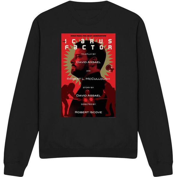 Star Trek - "The Next Generation Season 2 Episode 14"" Felpa FüR Herren/Damen Unisex TV11746 (S) (Schwarz)"-image
