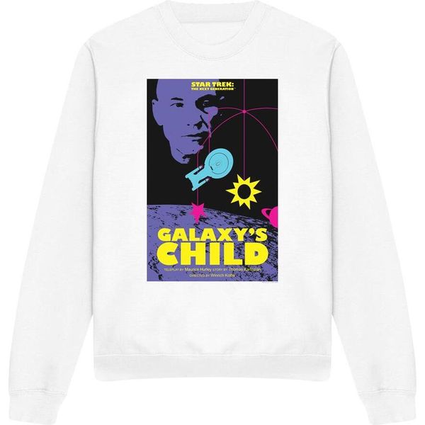 Star Trek - "The Next Generation Stagione 4 Episodio 16"" Felpa Per Bambini/Donne Unisex TV11848 (Xl) (Bianco)"-image
