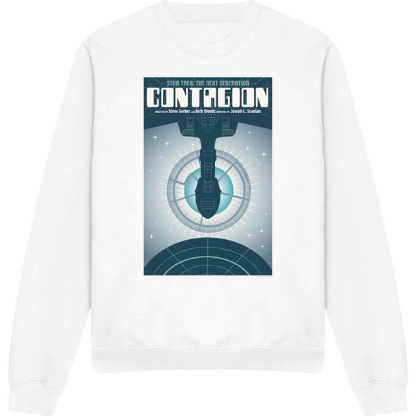 Star Trek - "The Next Generation Stagione 2 Episodio 11"" Felpa Per Bambini/Donne Unisex TV11739 (Xl) (Weiß)"-image