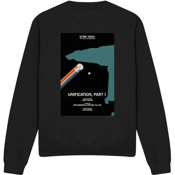Star Trek - "The Next Generation Stagione 5 Episodio 7"" Felpa FüR Herren/Damen Unisex TV11884 (M) (Schwarz)"-image