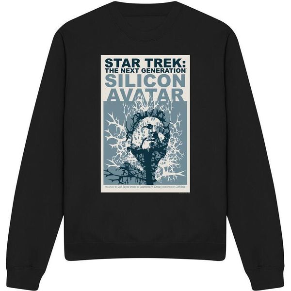 Star Trek - "The Next Generation Stagione 5 Episodio 4"" Felpa FüR Herren/Damen Unisex TV11878 (M) (Schwarz)"-image