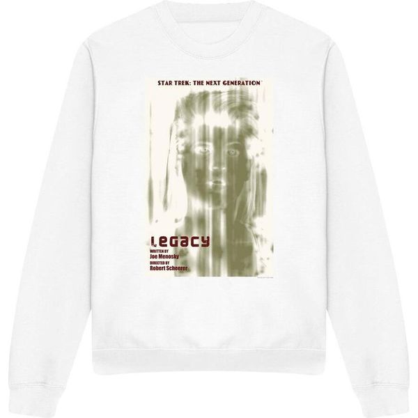 Star Trek - "The Next Generation Stagione 4 Episodio 6"" Felpa Per Bambini/Donne Unisex TV11827 (Xl) (Bianco)"-image