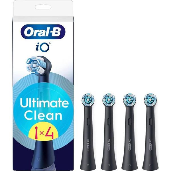 Oral B Heads Io 4Pcs Ultimate Clean Black-image