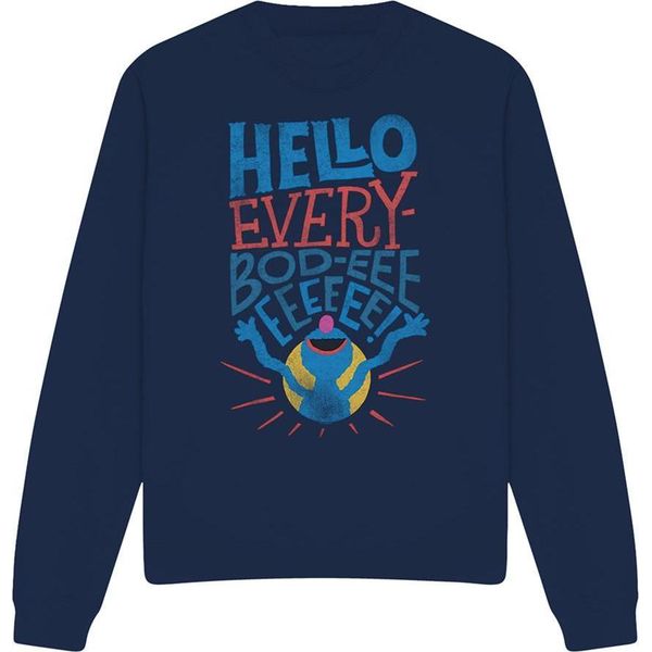 Sesame Street - Felpa "Hello Everybody"" Per Bambini/Ragazzi Unisex TV19959 (Xxl) (Marine)"-image