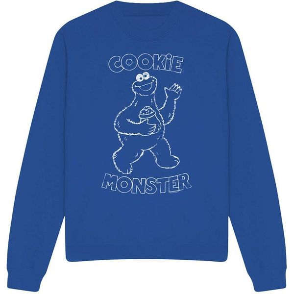 Sesame Street - Felpa "Simple Cookie"" Per Uomo/Donna Unisex TV20163 (M) (Blu Royal)"-image