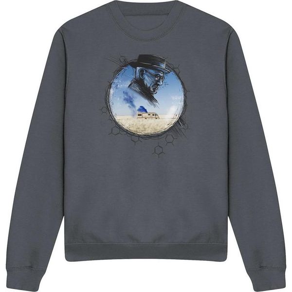 Breaking Bad - Felpa Da Uomo/Donna Unisex TV20230 (M) (Charcoal)-image