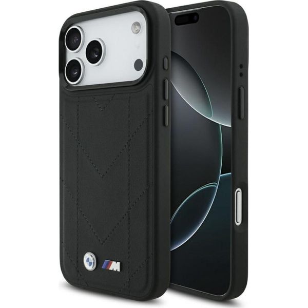 Custodia Bmw M Logo Trapuntato Magsafe Na Iphone 17 Pro Max - Czarne-image