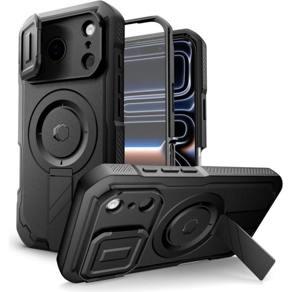 Etui Tech-Protect Poliammide Magsafe Na Iphone 17 Pro - Czarne-image