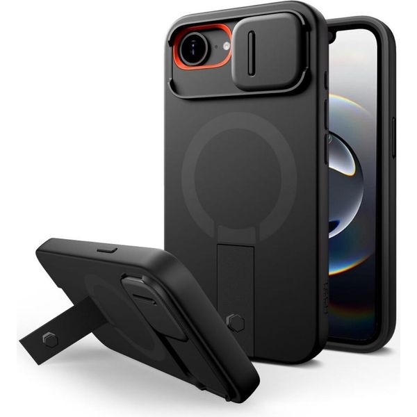 Etui Tech-Protect Poliammide Aura Magsafe Na Iphone 16E - Czarne-image