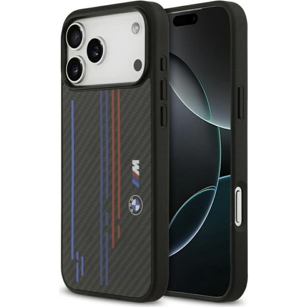 Custodia Bmw M Poliammide Linee E Logo Magsafe Na Iphone 17 Pro Max - Czarne-image