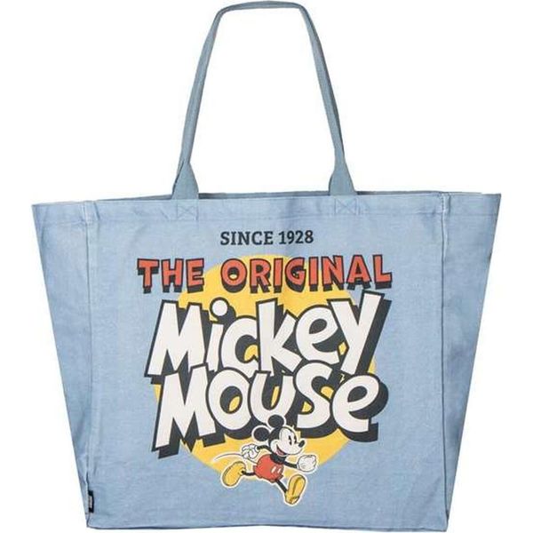 Borsa Shopping Mickey Mouse Blu 48 X 43 X 17 Cm-image