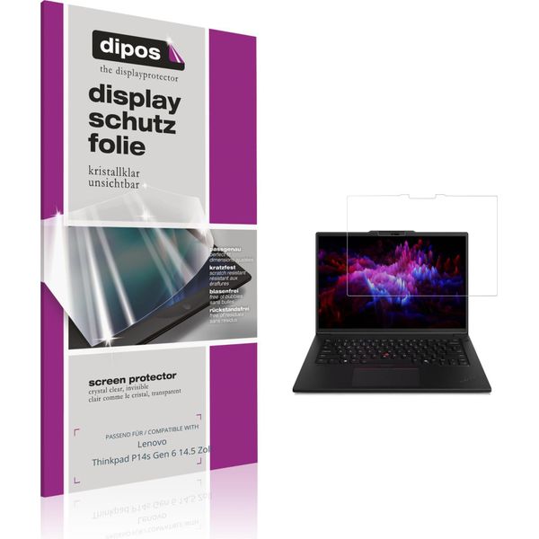 2X Pellicola Protettiva Per Lenovo Thinkpad P14S Gen 6 14.5 Zoll Protezione Schermo Claro Display Dipos-image