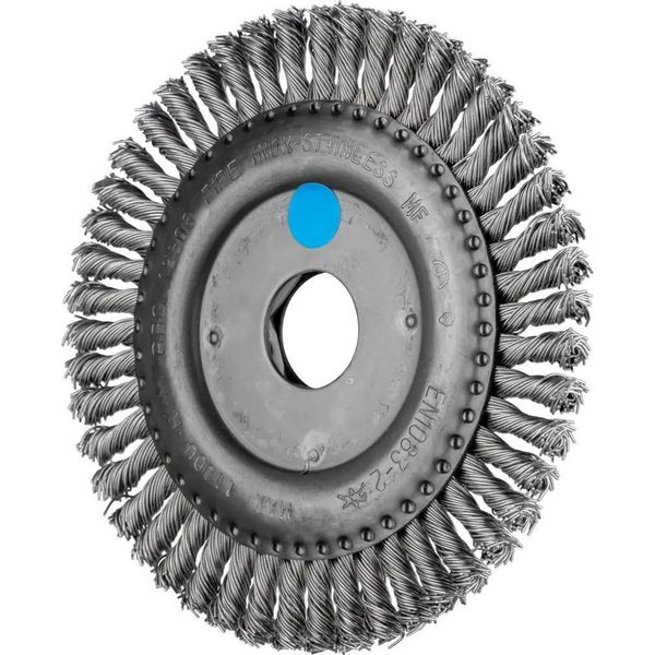 Spazzola Rotonda Rbg 12506 D.125Mm Spessore Del Filo 0,5Mm Va 6Mm Pferd-image