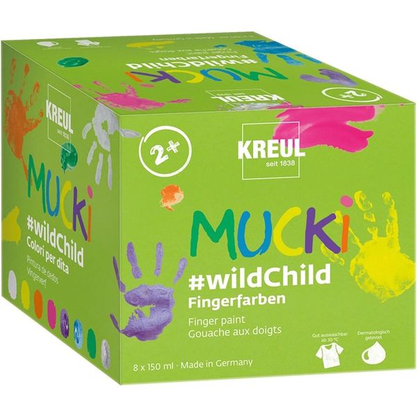 Kreul 2305 Kreul Pittura A Dita "Mucki"", Set Premium #Wildchild"-image
